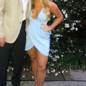 Light blue short dress